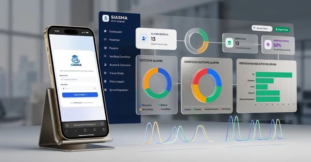 Portofolio Sistem Informasi Administrasi Sertifikat dan Monitoring Alumni